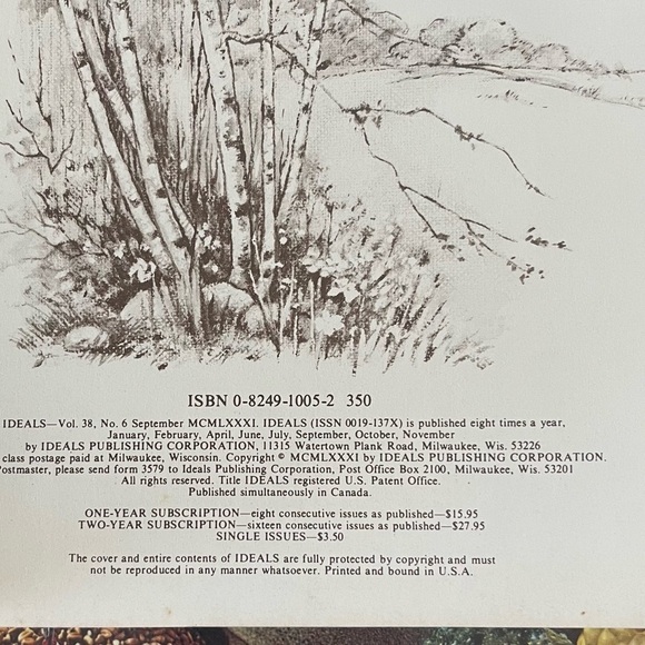 Three Autumn Ideals Magazines - Picture 7 of 8